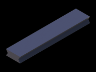 Perfil de Silicona P991C - formato tipo Lampara - forma irregular