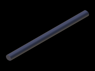 Perfil de Silicona P991S - formato tipo Cordón - forma irregular