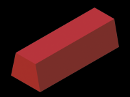 Perfil de Silicona P991Z - formato tipo Trapecio - forma irregular