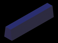 Perfil de Silicona PM5 - formato tipo Trapecio - forma irregular