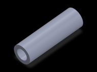 Perfil de Silicona TS4030,518,5 - formato tipo Tubo - forma de tubo