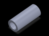 Perfil de Silicona TS4042,526,5 - formato tipo Tubo - forma de tubo
