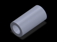 Perfil de Silicona TS4050,530,5 - formato tipo Tubo - forma de tubo