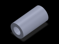 Perfil de Silicona TS4051,527,5 - formato tipo Tubo - forma de tubo