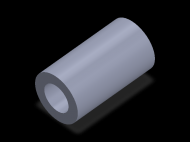 Perfil de Silicona TS4055,531,5 - formato tipo Tubo - forma de tubo