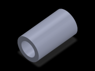 Perfil de Silicona TS405535 - formato tipo Tubo - forma de tubo