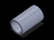 Perfil de Silicona TS4060,544,5 - formato tipo Tubo - forma de tubo