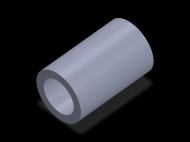 Perfil de Silicona TS4061,541,5 - formato tipo Tubo - forma de tubo