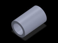 Perfil de Silicona TS406444 - formato tipo Tubo - forma de tubo