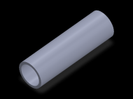 Perfil de Silicona TS5030,524,5 - formato tipo Tubo - forma de tubo