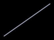 Perfil de Silicona TS6001,501 - formato tipo Tubo - forma de tubo