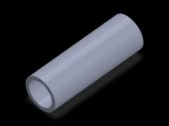 Perfil de Silicona TS603426 - formato tipo Tubo - forma de tubo