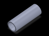 Perfil de Silicona TS703527 - formato tipo Tubo - forma de tubo