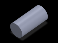 Profil en Silicone CS5048 - format de type Cordon - forme de tube