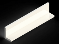 Profil en Silicone P1006A - format de type L - forme irrégulier