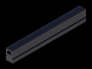 Profil en Silicone P459-5 - format de type Lampe - forme irrégulier