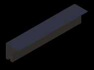 Profil en Silicone P515I - format de type Labiée - forme irrégulier