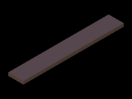 Profil en Silicone P601503 - format de type Rectangle - forme régulière
