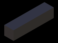 Profil en Silicone P602323 - format de type Carré - forme régulière
