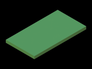 Profil en Silicone P605505 - format de type Rectángulo Esponja - forme régulière