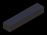 Profil en Silicone P902015 - format de type Rectangle - forme régulière