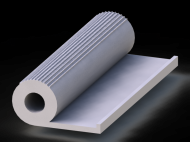 Profil en Silicone P91565AC - format de type Note de Musique - forme irrégulier