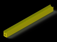 Profil en Silicone P91565G - format de type Cornes - forme irrégulier
