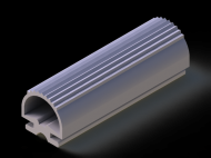 Profil en Silicone P93616A - format de type Lampe - forme irrégulier