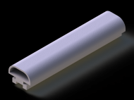 Profil en Silicone P95099A - format de type Lampe - forme irrégulier