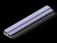 Profil en Silicone P95651A - format de type Lampe - forme irrégulier