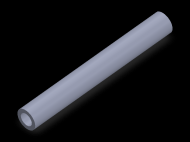 Profil en Silicone TS501308 - format de type Tubo - forme de tube