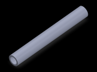 Profil en Silicone TS501309 - format de type Tubo - forme de tube