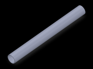 Profil en Silicone TS6010,509,5 - format de type Tubo - forme de tube
