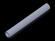 Profil en Silicone TS601208 - format de type Tubo - forme de tube