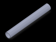 Profil en Silicone TS601311 - format de type Tubo - forme de tube