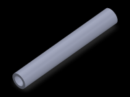 Profil en Silicone TS601409 - format de type Tubo - forme de tube