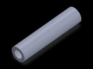 Profil en Silicone TS602313 - format de type Tubo - forme de tube