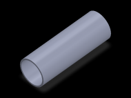 Profil en Silicone TS603531 - format de type Tubo - forme de tube