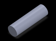 Silicone Profile CS4029,5 - type format Cord - tube shape