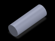 Silicone Profile CS6033 - type format Cord - tube shape