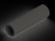 Silicone Profile P11238 - type format Silicone Tube - irregular shape