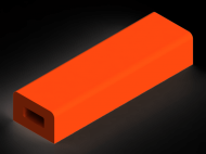 Silicone Profile P1495A - type format D - irregular shape