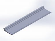 Silicone Profile P1640 - type format solid b/p shape - irregular shape