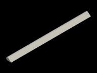 Silicone Profile P1705 - type format Cord - irregular shape