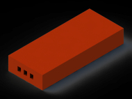 Silicone Profile P1760A - type format Rectangle - regular shape