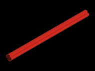 Silicone Profile P20711F - type format Cord - irregular shape