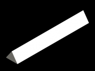 Silicone Profile P20711J - type format Triangle - regular shape