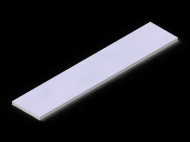 Silicone Profile P300200020 - type format Rectangle - regular shape