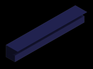 Silicone Profile P330M - type format Lipped - irregular shape