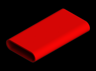 Silicone Profile P352 - type format Silicone Tube - irregular shape